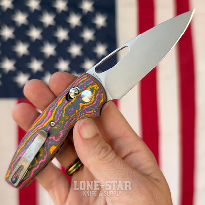 TRM BULLDOG Rev B 2.95" River-LOK, Pop Camo Carbon 3D Contoured Smooth, MagnaCut, Made in USA (DLR-BD-REVB-CCPOP)