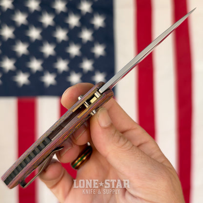TRM BULLDOG Rev B 2.95" River-LOK, Pop Camo Carbon 3D Contoured Smooth, MagnaCut, Made in USA (DLR-BD-REVB-CCPOP)