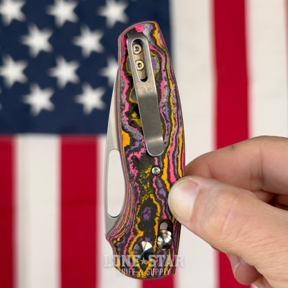 TRM BULLDOG Rev B 2.95" River-LOK, Pop Camo Carbon 3D Contoured Smooth, MagnaCut, Made in USA (DLR-BD-REVB-CCPOP)