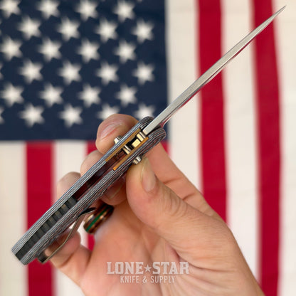 TRM BULLDOG Rev B 2.95" River-LOK, Star Spangled Camo Carbon 3D Contoured Smooth, MagnaCut, Made in USA (DLR-BD-REVB-CCSTARSP)
