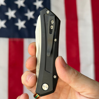 The Back Door: Like New In Box – Pro-Tech Oligarch 51/100, MagnaCut Marine Satin, Abalone Button – Limited – Made in USA