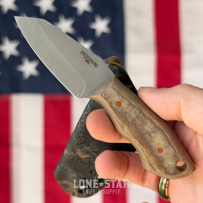 907Knives ADAK, 2.3" 14C28N Fixed Blade, Richlite, Horror Themed Kydex - Made in USA (ADAK-RICHLITE-HORROR)