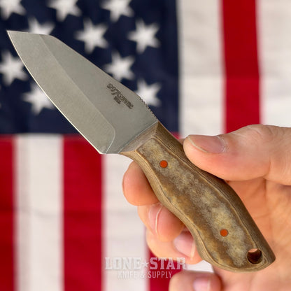 907Knives ADAK, 2.3" 14C28N Fixed Blade, Richlite, Horror Themed Kydex - Made in USA (ADAK-RICHLITE-HORROR)