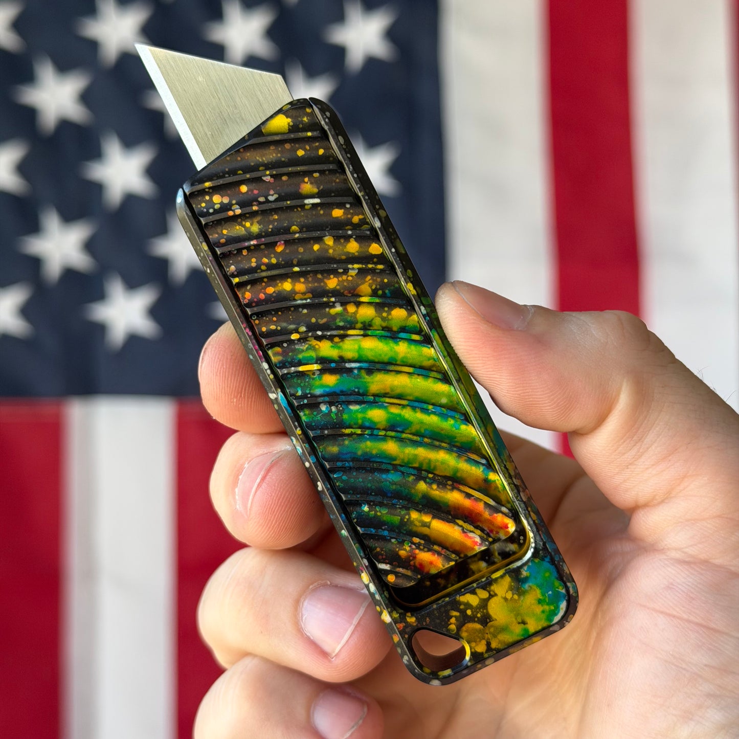 Rivery MFG Nebula Zero-G – Original Pattern, 6061 Aluminum, Retractable Blade – Made in USA