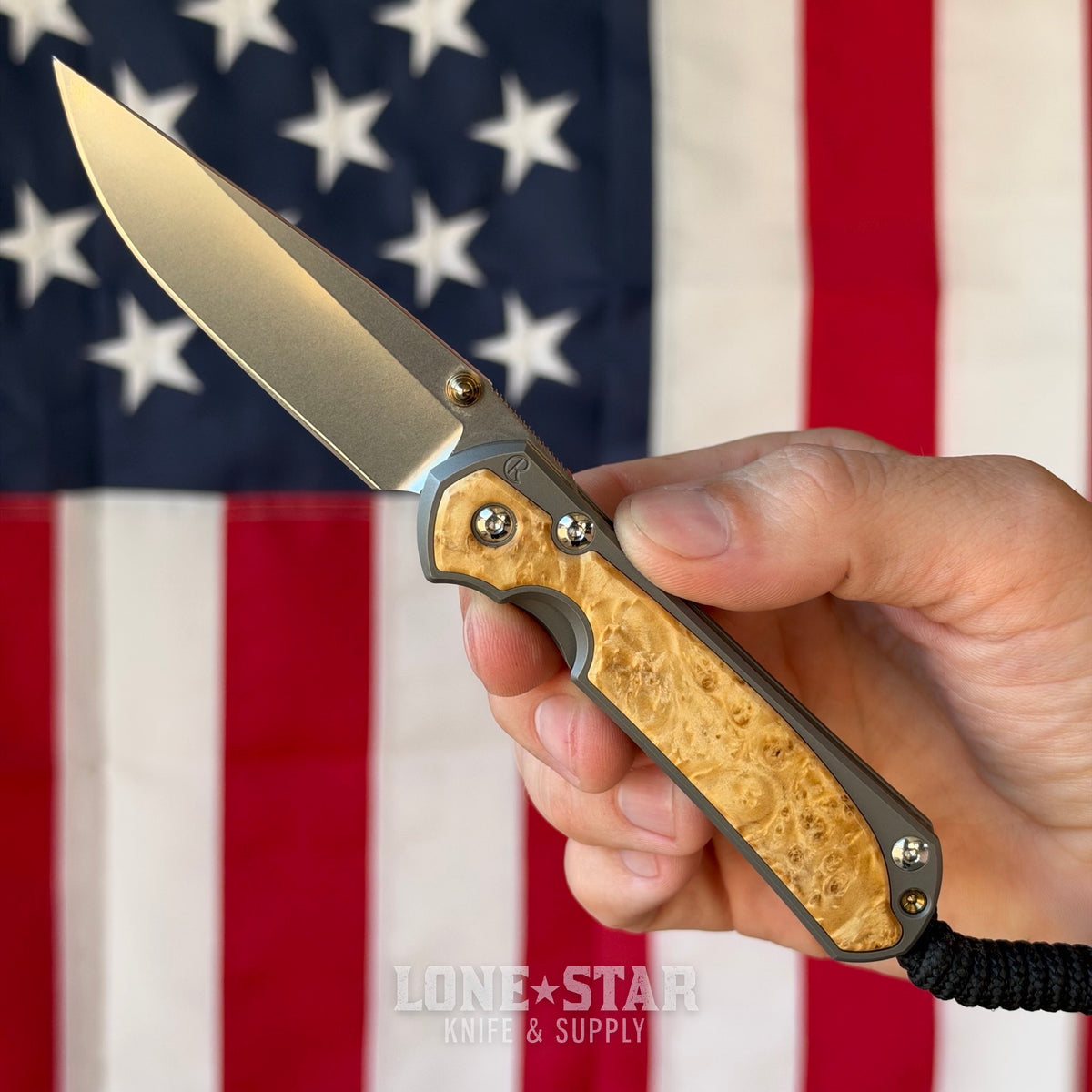 The Back Door: Chris Reeve Small Sebenza 31 - Drop Point MagnaCut, Box Elder Inlay - Made in USA (Trade In)