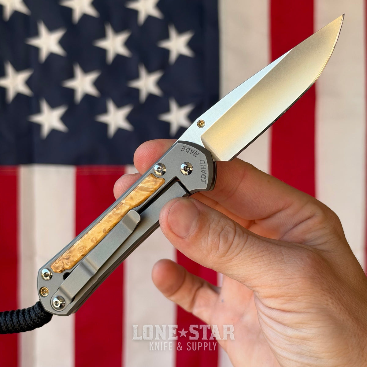 The Back Door: Chris Reeve Small Sebenza 31 - Drop Point MagnaCut, Box Elder Inlay - Made in USA (Trade In)