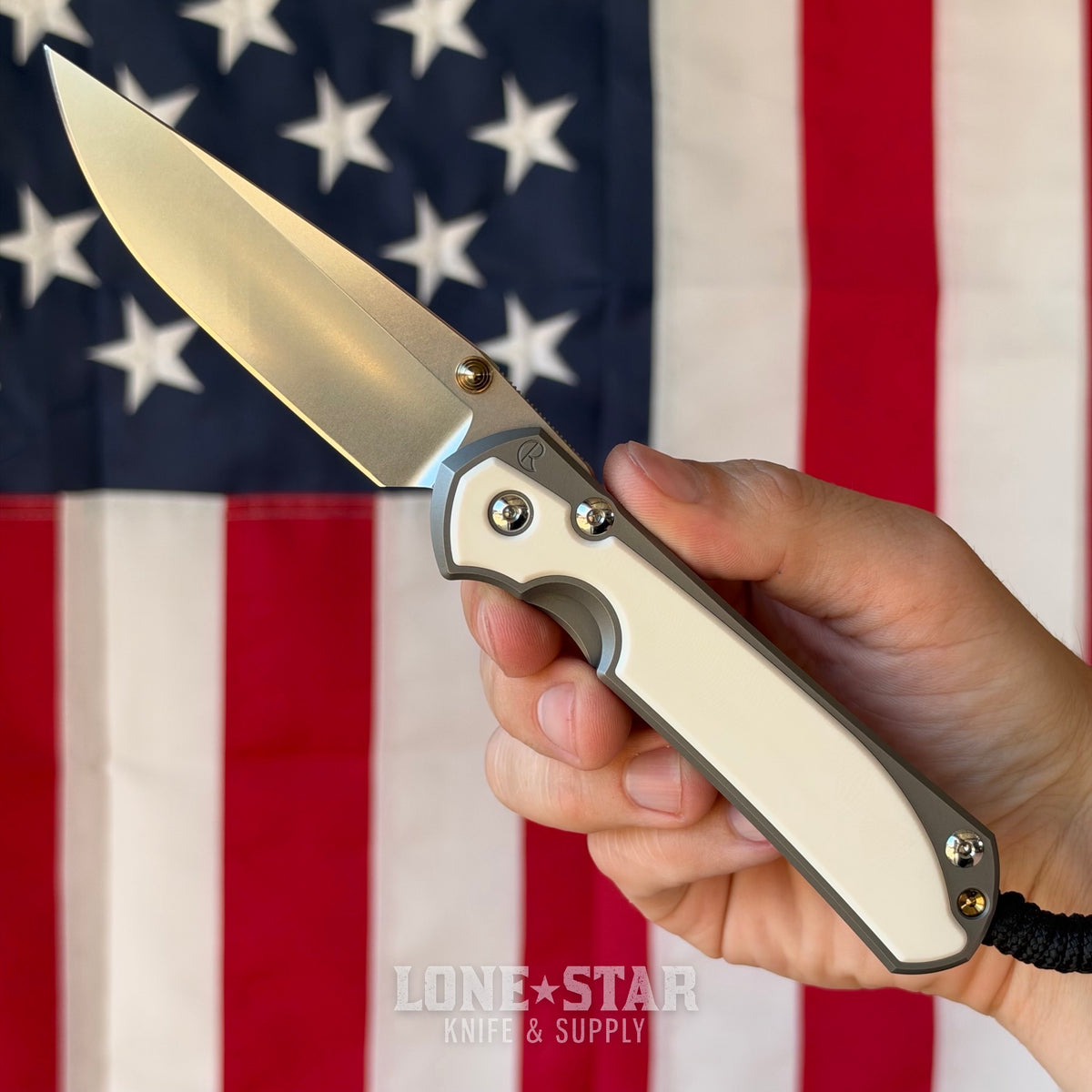 The Back Door: Chris Reeve Large Sebenza 31 - Drop Point MagnaCut, Elforyn Inlay, DLT Exclusive - Made in USA (Trade In)