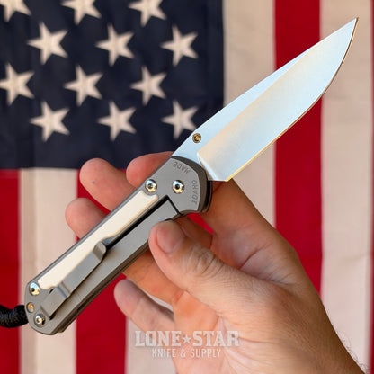 The Back Door: Chris Reeve Large Sebenza 31 - Drop Point MagnaCut, Elforyn Inlay, DLT Exclusive - Made in USA (Trade In)
