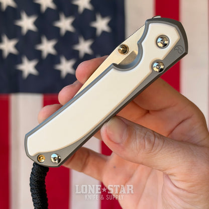 The Back Door: Chris Reeve Large Sebenza 31 - Drop Point MagnaCut, Elforyn Inlay, DLT Exclusive - Made in USA (Trade In)