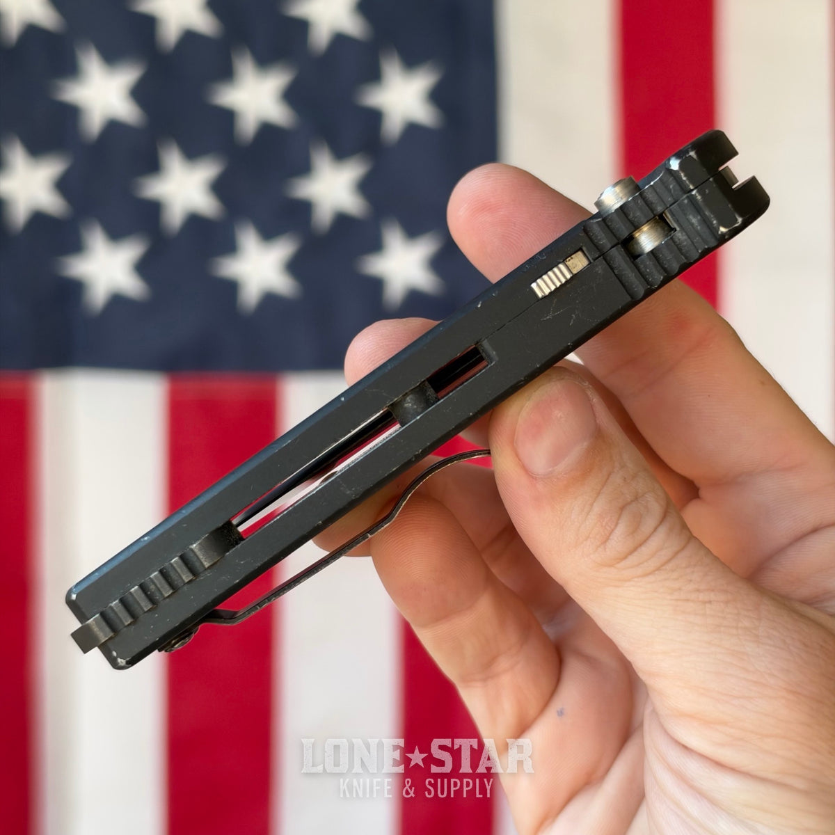 The Back Door: Benchmade AFO II Auto - 3.56" 154CM Satin, Black Aluminum, Button Lock - Made in USA (9051) (Trade In)