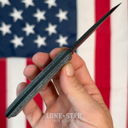 The Back Door: Tactile Knife Co. Redhawk Fixed Blade - Black Cerakote MagnaCut Reverse Tanto, 3D Contoured Micarta, Kydex Sheath - Made in USA (Return)