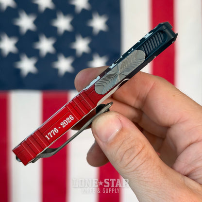 The Back Door: Microtech USA 250 UTX-85 Tanto Edge OTF - Apocalyptic M390MK - Made in USA (12334-10APS-4J250) (Return)
