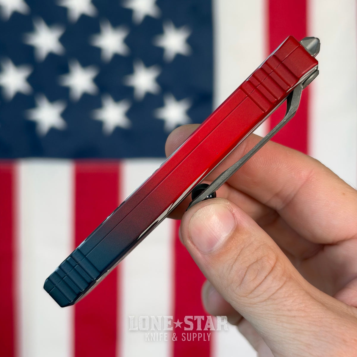 The Back Door: Microtech USA 250 UTX-85 Tanto Edge OTF - Apocalyptic M390MK - Made in USA (12334-10APS-4J250) (Return)