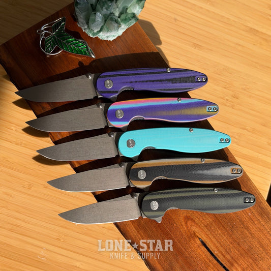 ABW Model 1 V7 Knife – 3.25” MagnaCut Blade, Color G10 Handle, Liner Lock – Made in USA