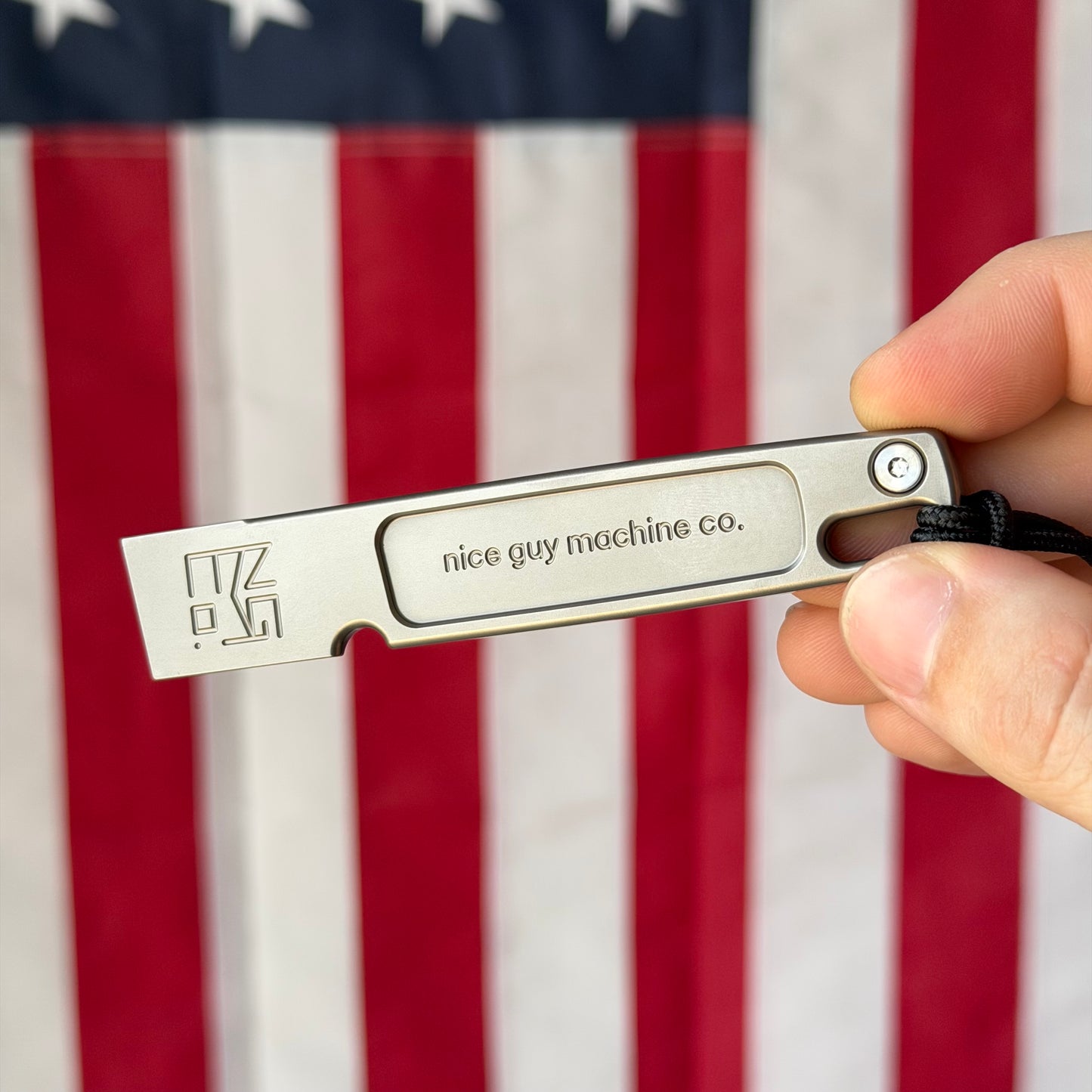 NGMCo. The Wraith 4.25" Titanium Prybar – 6Al4V, Faux Choil, New Series Clip – Made in USA