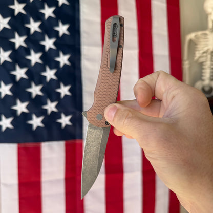 Malibu – MagnaCut Blade, Precision Button Lock Flipper – Made in USA