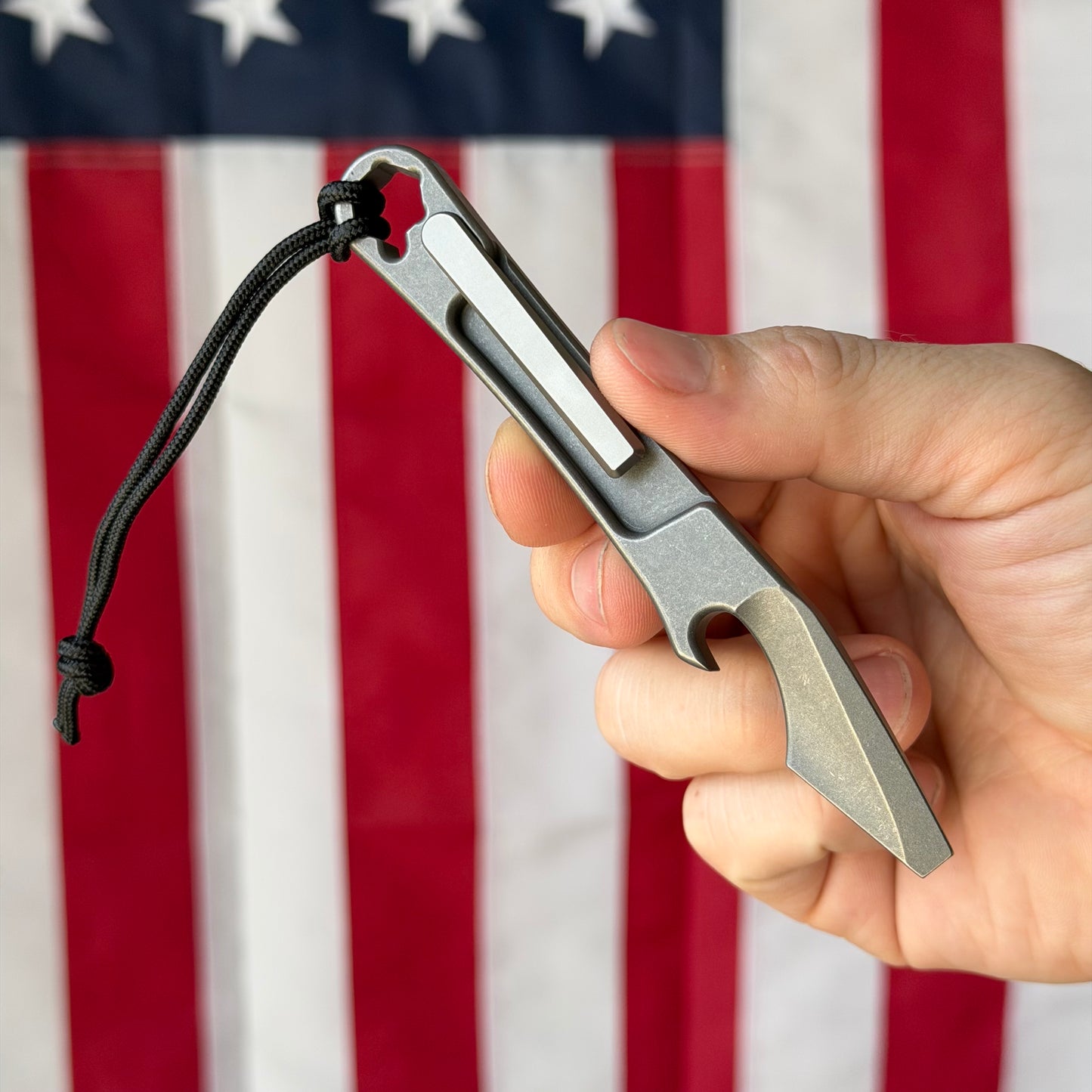 NGMCo. Japanese Cowboy with Pocket Clip – 10mm Wrench, Flathead Driver, Cap Lifter, 6Al4V Titanium – Made in USA