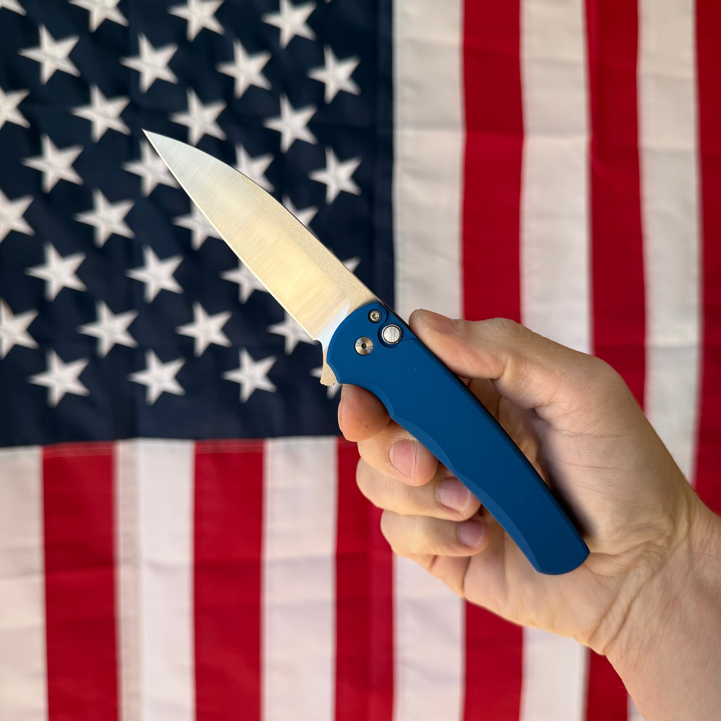 Malibu – MagnaCut Blade, Precision Button Lock Flipper – Made in USA