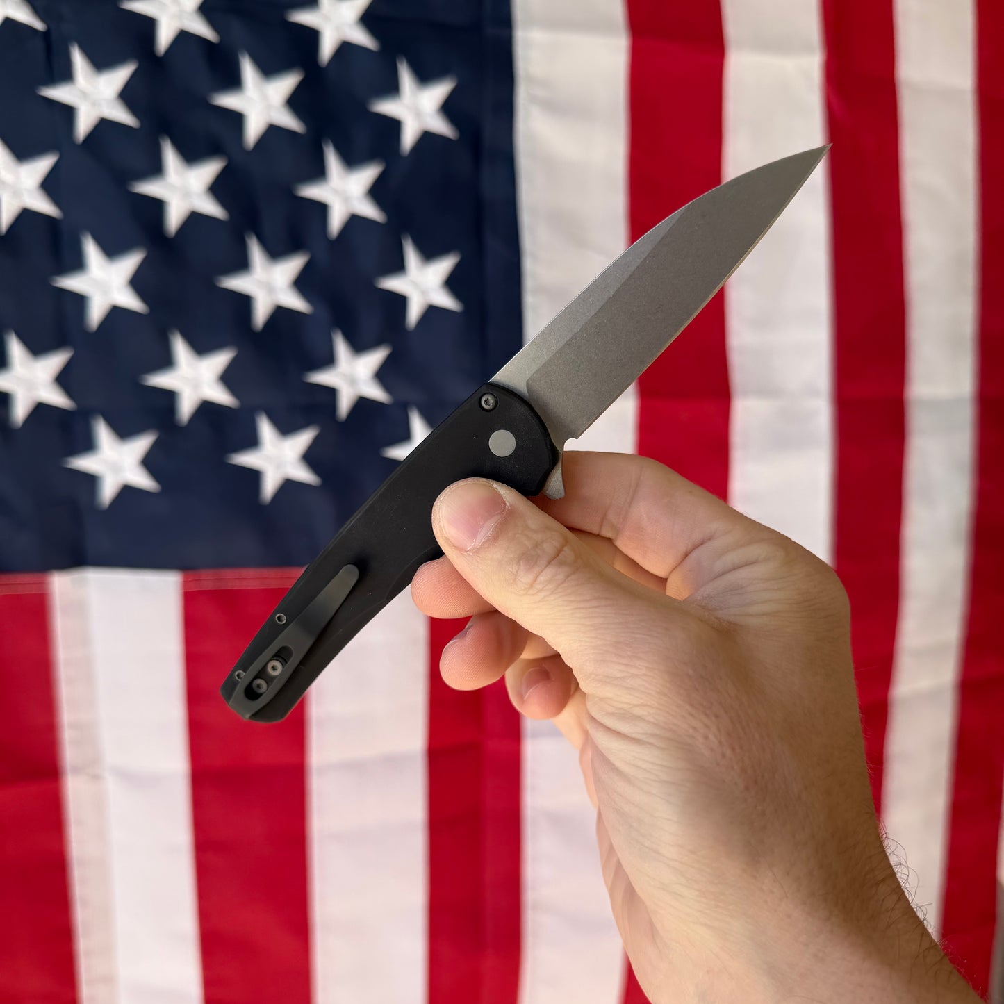 Malibu – MagnaCut Blade, Precision Button Lock Flipper – Made in USA