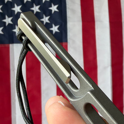 NGMCo. Side Piece 2.0 4.81" Titanium Prybar – 6Al4V, Pry, Scraper, Cap Lifter, 1/4" Wrench – Made in USA