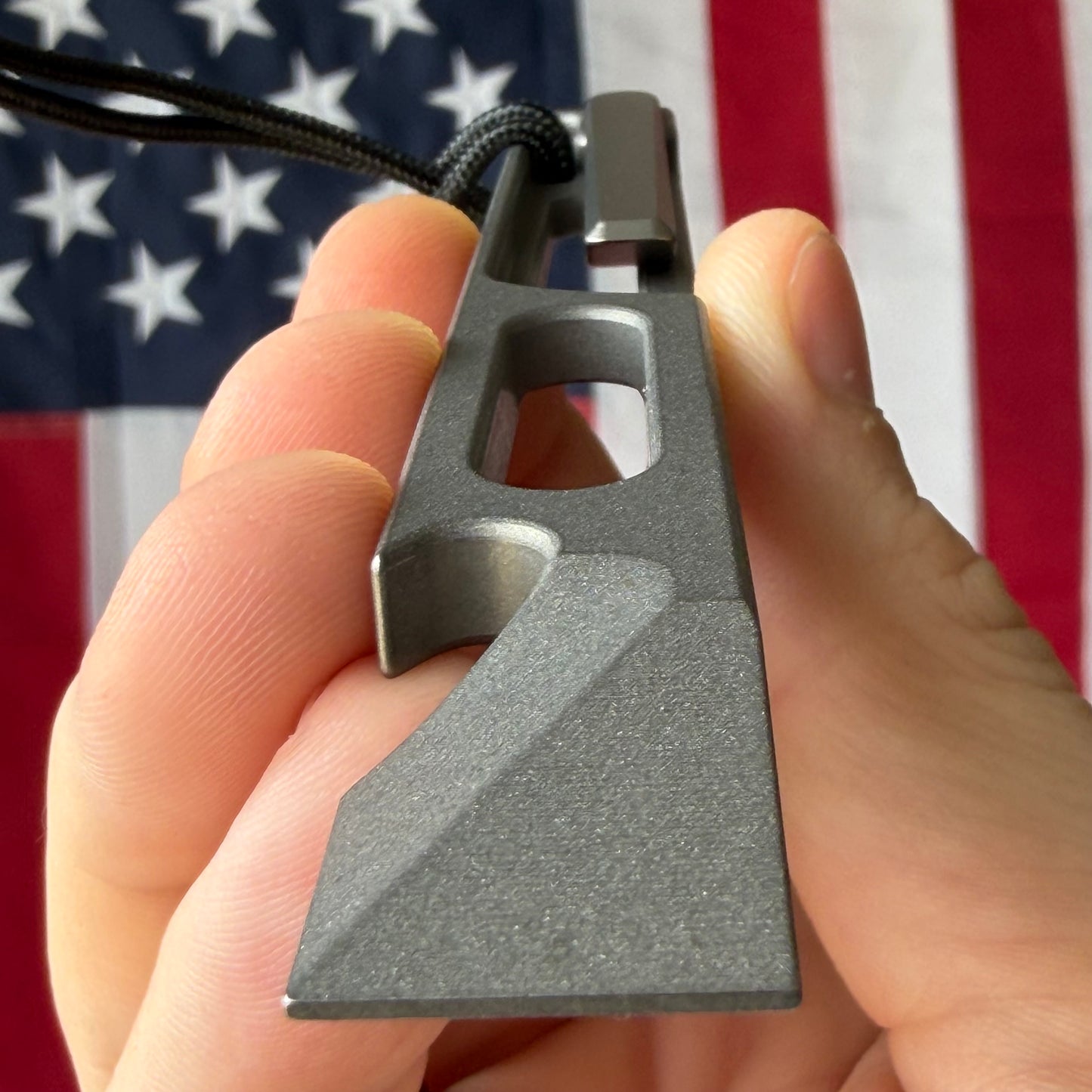 NGMCo. Side Piece 2.0 4.81" Titanium Prybar – 6Al4V, Pry, Scraper, Cap Lifter, 1/4" Wrench – Made in USA