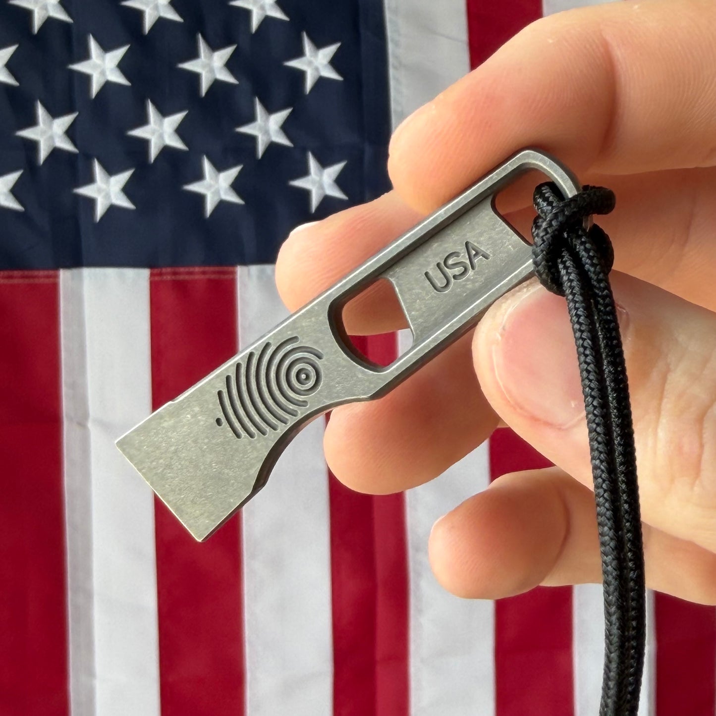 NGMCo. Maggie Sleeper 2.5" Titanium Keychain Prybar – 6Al4V, Pry Tip, Scraper, Nail Puller – Made in USA