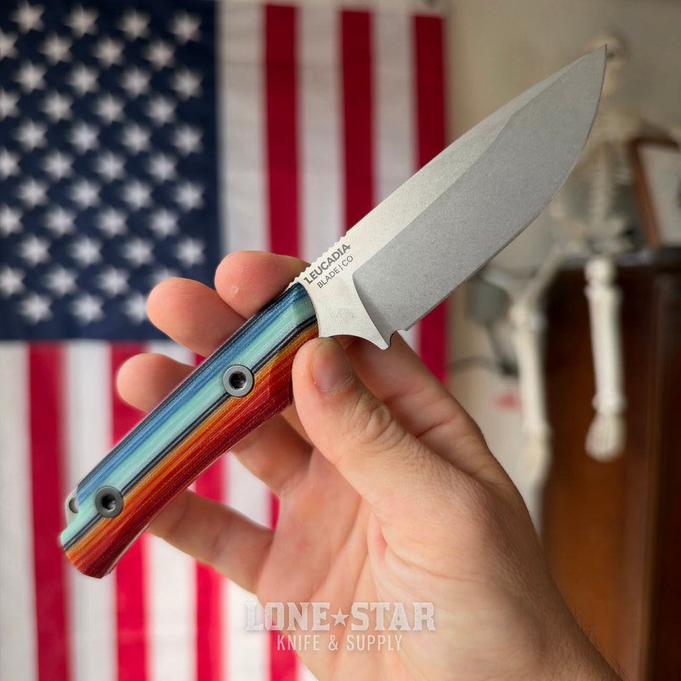 Drop Point Knfe Leucadia Blade Co The LandShark - 3.5
