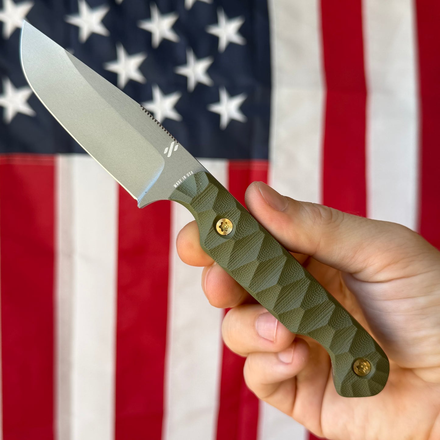 Sojourner Nomad 3.5" Fixed Blade – OD Green G10, CPM MagnaCut – Made in USA