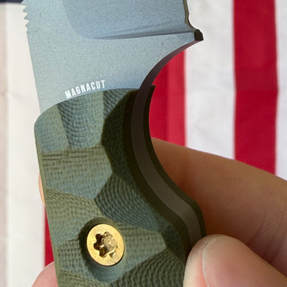 Sojourner Nomad 3.5" Fixed Blade – OD Green G10, CPM MagnaCut – Made in USA