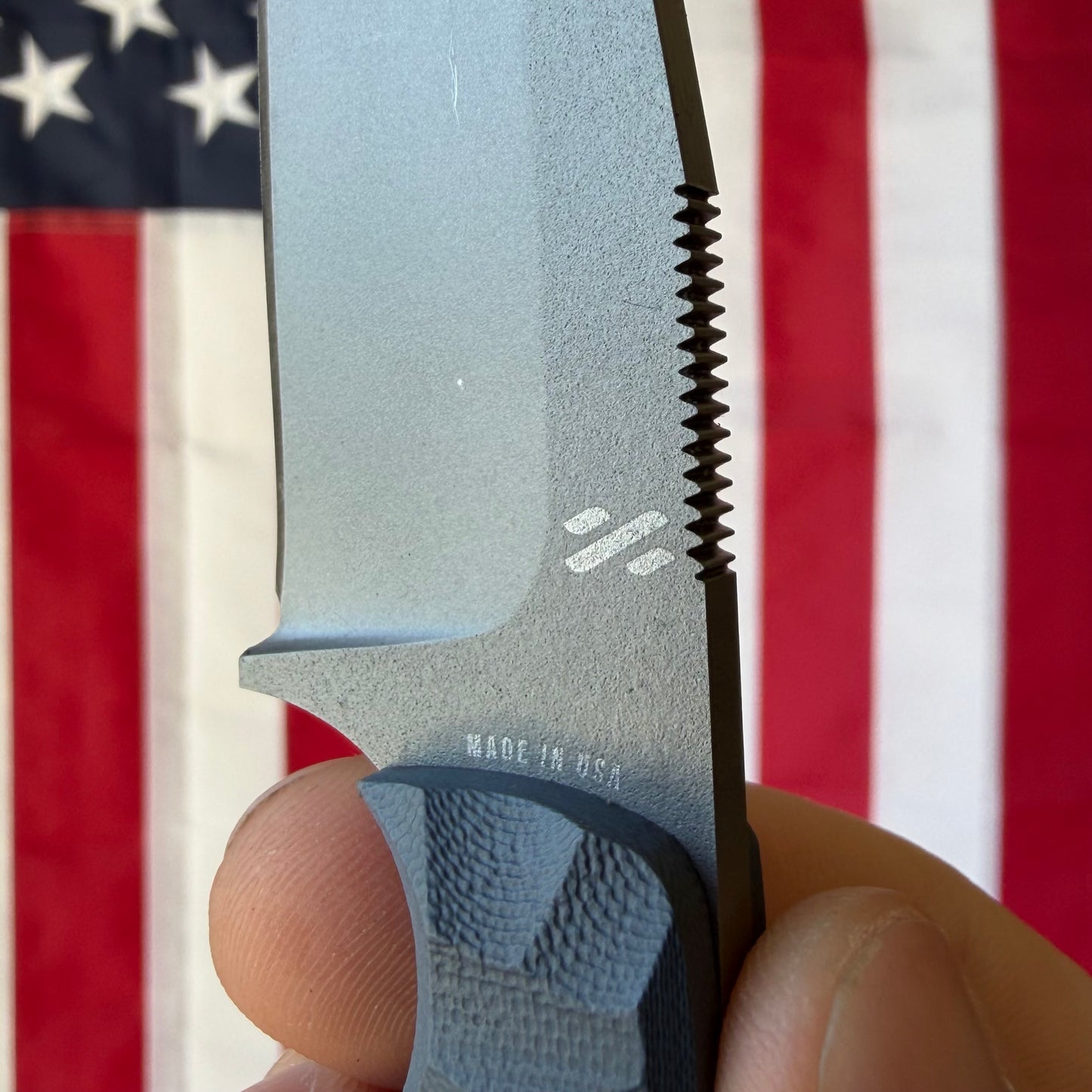 Sojourner Nomad 3.5" Fixed Blade – Slate Blue G10, Black Hardware, CPM MagnaCut – Made in USA