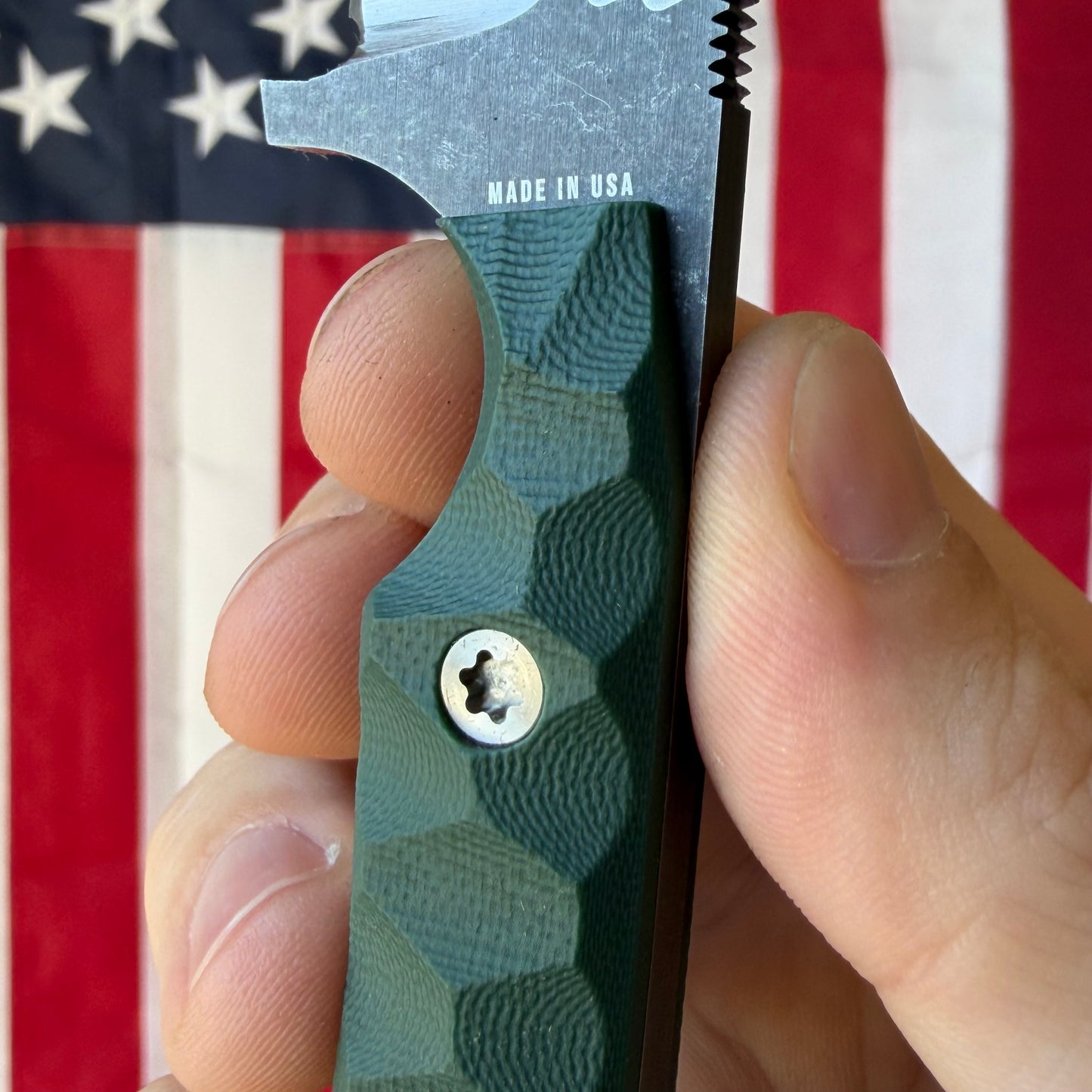 Sojourner Ranger 3.25" Fixed Blade – Forest Green G10, Top Swedge, CPM MagnaCut Stonewashed – Made in USA