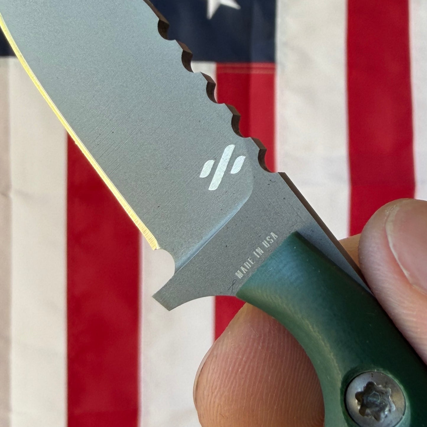 Sojourner Trailmate 2.65" Fixed Blade – Forest Green G10, AEB-L, Leather Sheath – Made in USA