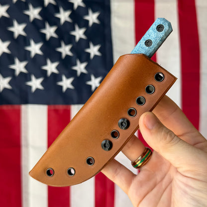 Townsend Knife Co. Poon ~2.5" Fixed Blade – K390, TeroTuf Scales, Harpoon Blade, Piece #5 – Made in USA