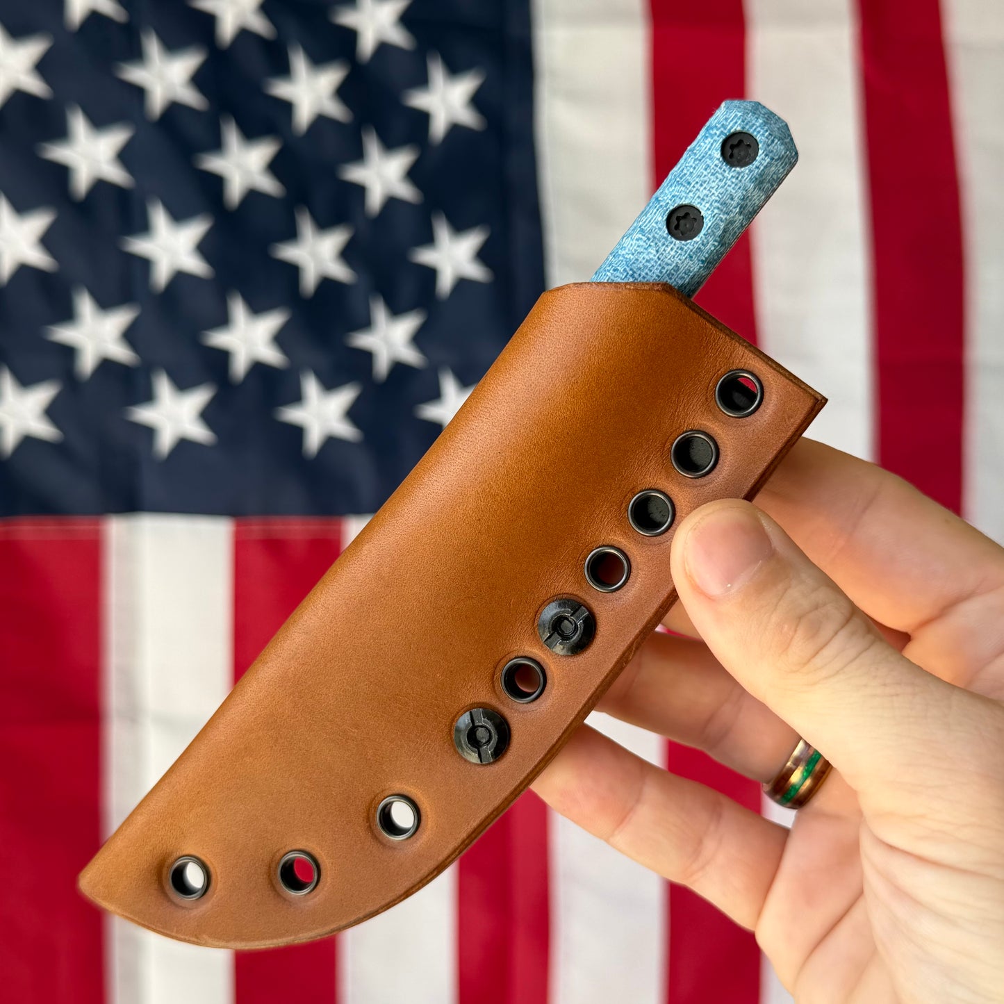 Townsend Knife Co. Poon ~2.5" Fixed Blade – K390, TeroTuf Scales, Harpoon Blade, Piece #4 – Made in USA