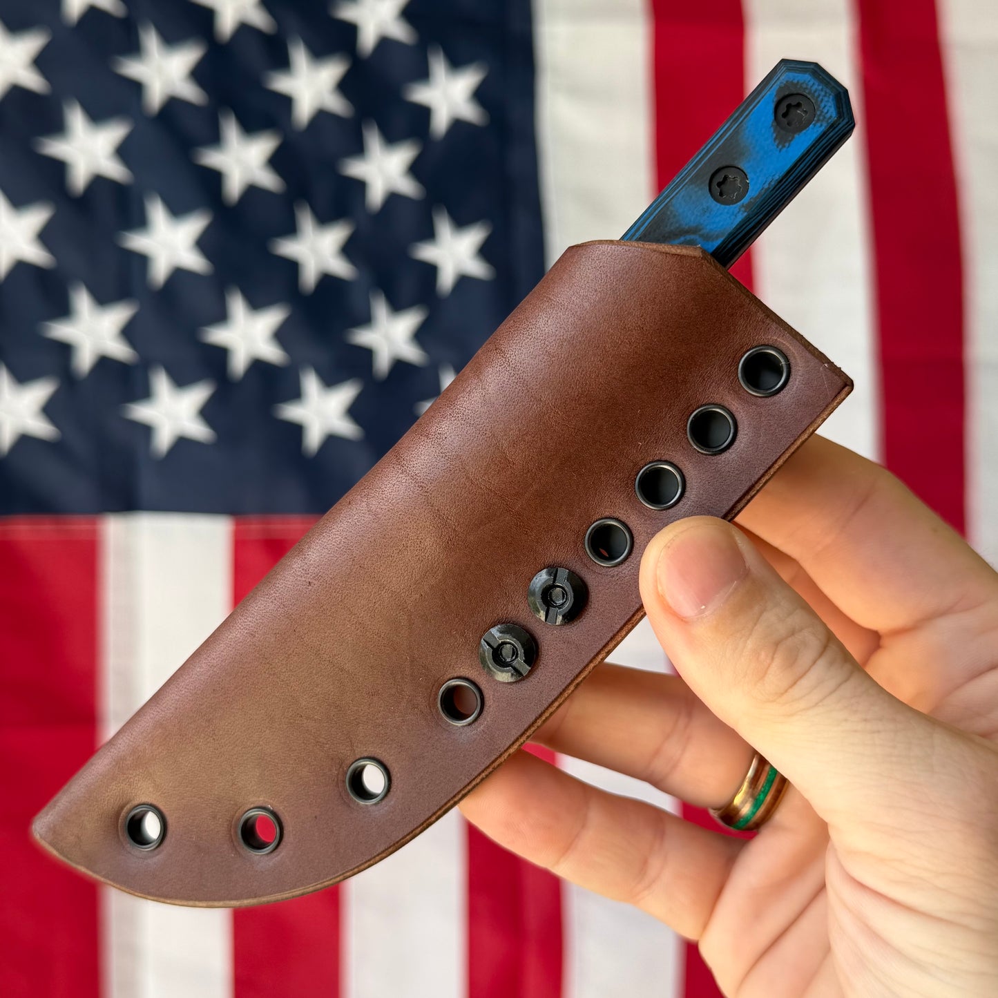 Townsend Knife Co. Poon ~2.5" Fixed Blade – K390, Burl G10, Harpoon Blade, #00 of 15 – Made in USA