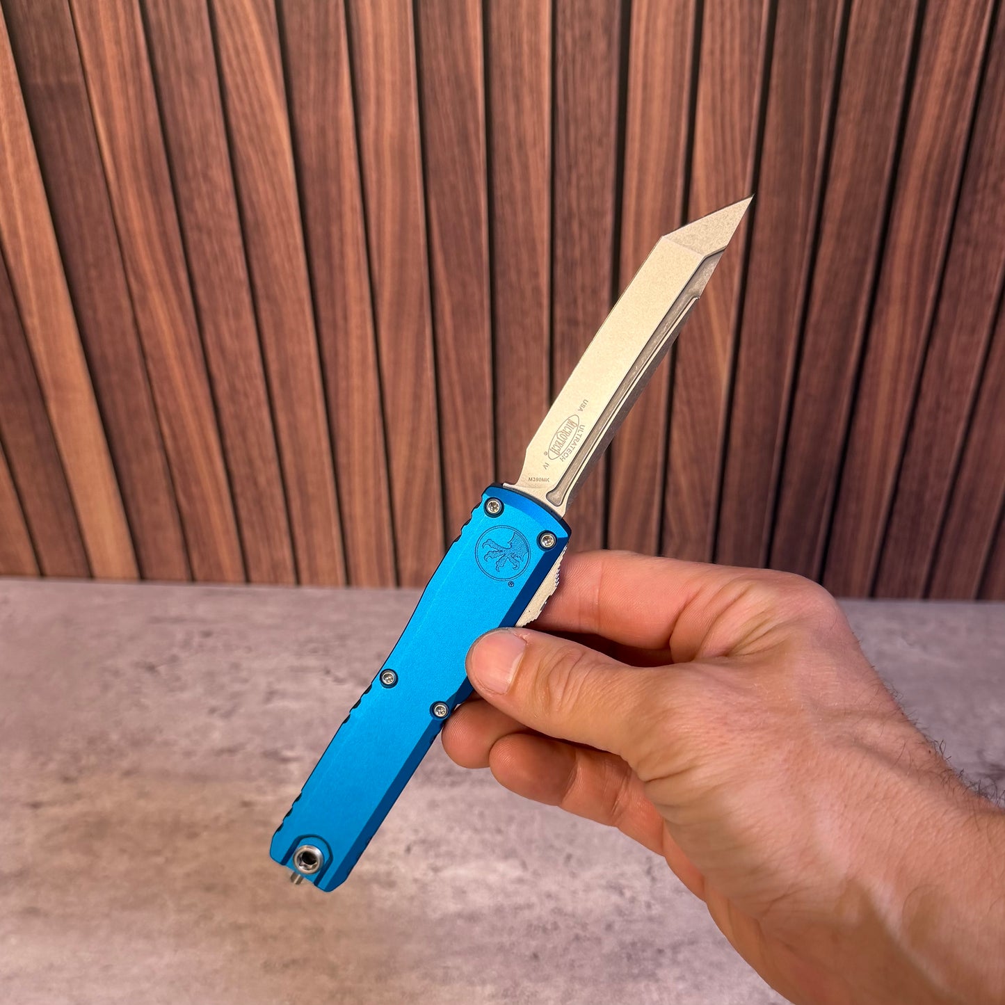 Ultratech Gen IV Blue T/E (Tanto Edge), 3.4″ Blade, Made in USA (11234-10BL-T)