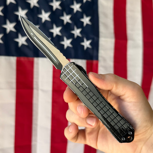 The Back Door: Heretic Manticore E Stealth Gray Cel Shade - Recurve MagnaCut OTF (HO29F-CS-GRY) (Used)