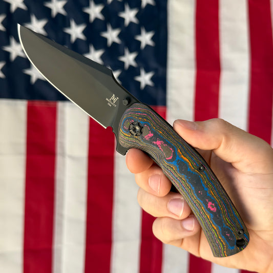 The Back Door: Nicholas Nichols Guppy 3.5 80s Camo Carbon - DLC MagnaCut (BROP Exclusive) (Used)