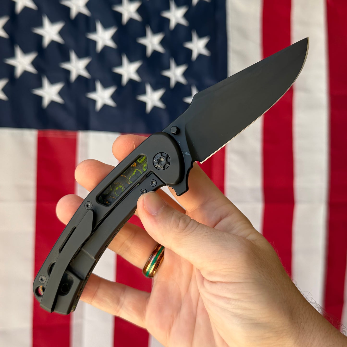 The Back Door: Nicholas Nichols Guppy 3.5 80s Camo Carbon - DLC MagnaCut (BROP Exclusive) (Used)