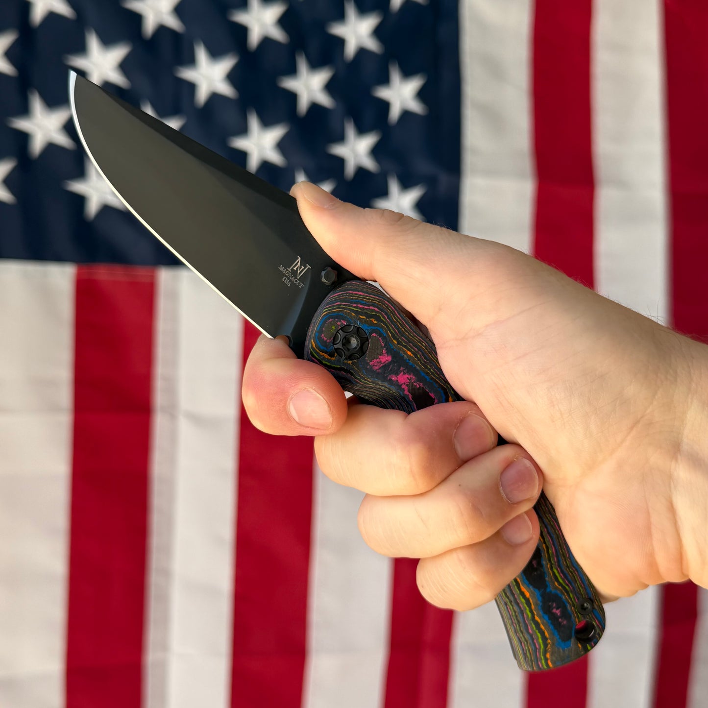 The Back Door: Nicholas Nichols Guppy 3.5 80s Camo Carbon - DLC MagnaCut (BROP Exclusive) (Used)