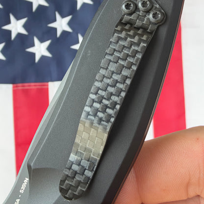 The Back Door: Spartan Blades Zelos Auto, 3.25" CPM S35VN Black PVD, Black Mil-Anodized Aluminum, Carbon Fiber Clip - Made in USA (SF9BKBK) (Trade In)