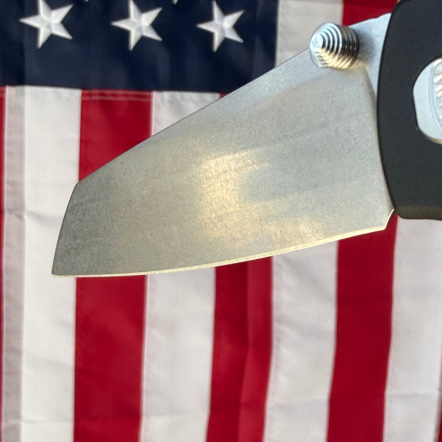 The Back Door: ABW Model 3 Manual Black Aluminum Knife - MagnaCut Blade - Made in USA (Return)