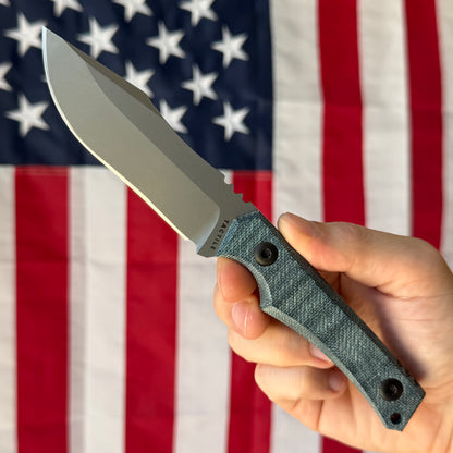 The Back Door: Osprey Micarta – 3.7” MagnaCut Blade, Made in Texas, USA (Used)