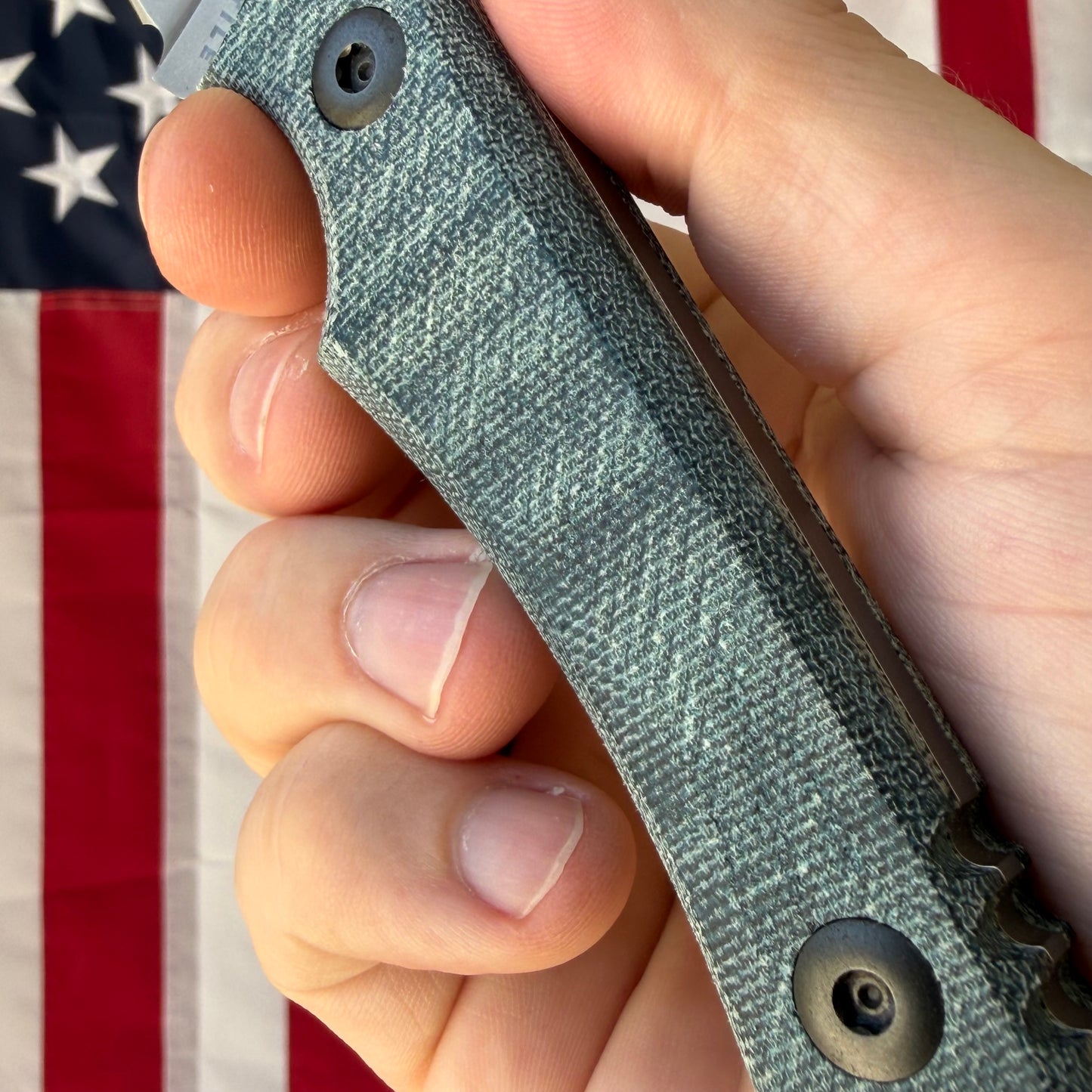 The Back Door: Osprey Micarta – 3.7” MagnaCut Blade, Made in Texas, USA (Used)