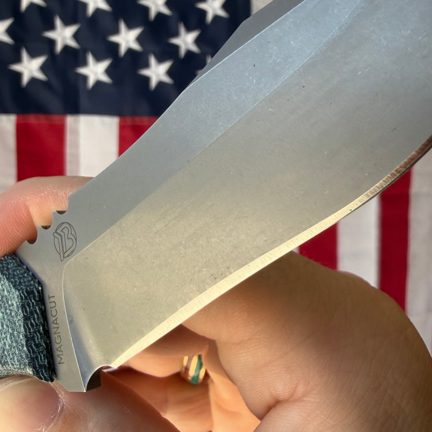 The Back Door: Osprey Micarta – 3.7” MagnaCut Blade, Made in Texas, USA (Used)