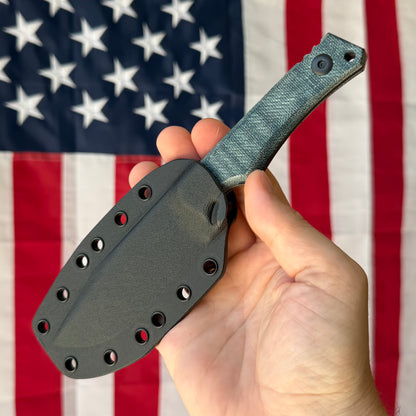 The Back Door: Osprey Micarta – 3.7” MagnaCut Blade, Made in Texas, USA (Used)