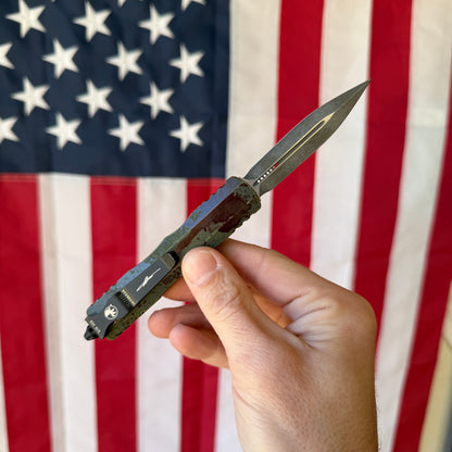 Dirac OTF Outbreak Signature Series, 2.9″ M390MK Blade, Made in USA (225-1OBDS)