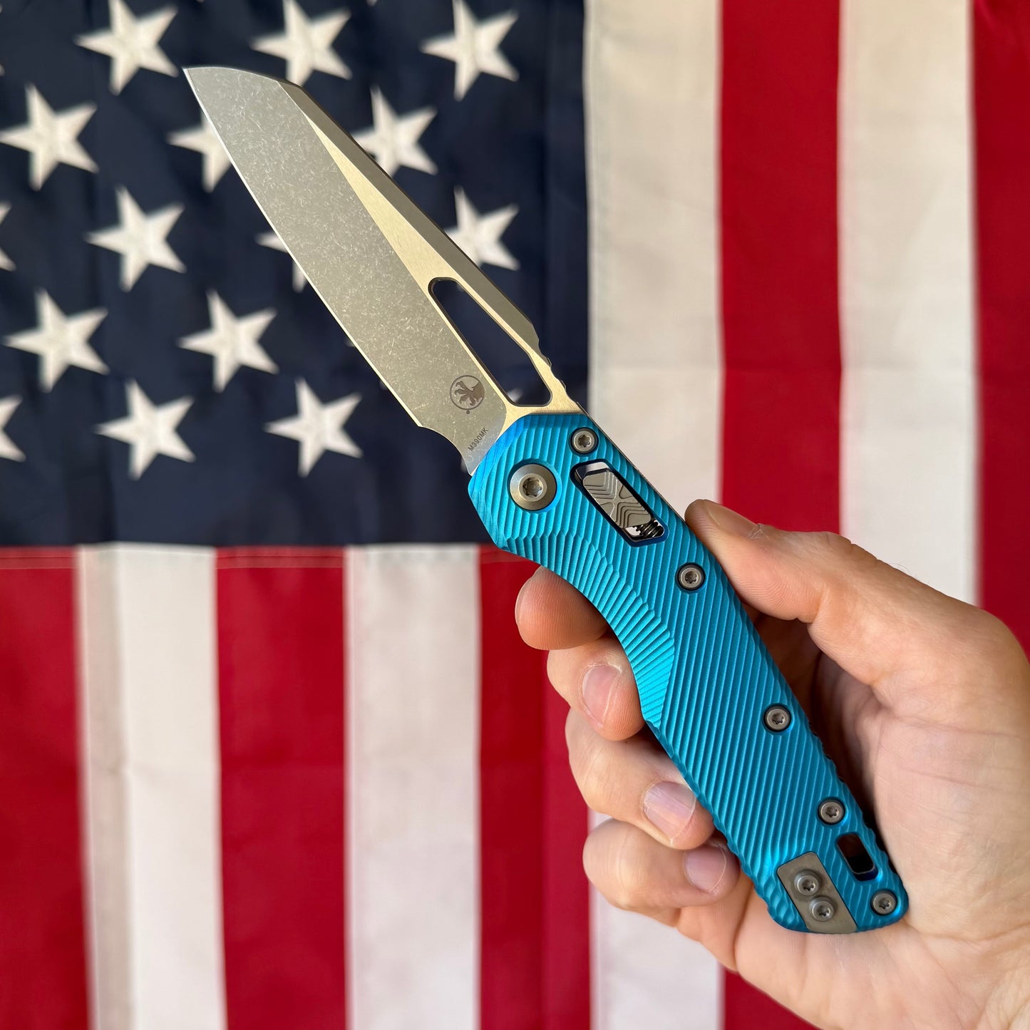 MSI Ram-Lok Knife Fluted Blue Al 3.9"