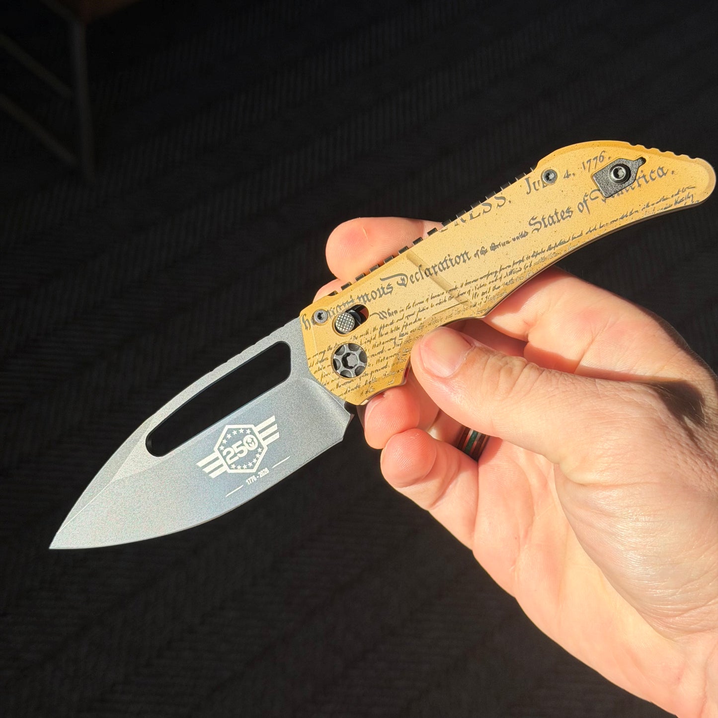 Heretic Koschei America 250 Edition - Crossbar Lock, MagnaCut, Serialized - Made in USA (H061-USA-250)
