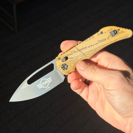 Heretic Koschei America 250 Edition - Crossbar Lock, MagnaCut, Serialized - Made in USA (H061-USA-250)